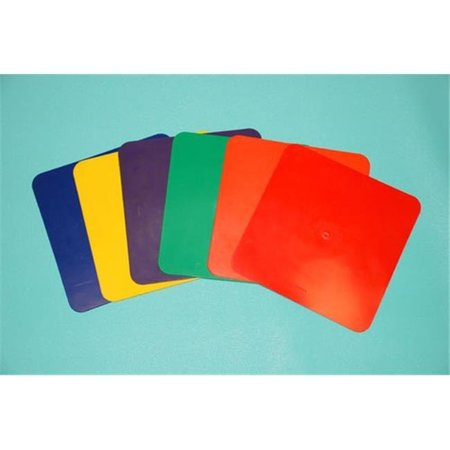 EVERRICH INDUSTRIES Everrich EVB-0047 9 Inch Square Mat - Set of 6 Colors EVB-0047